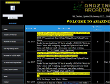 Tablet Screenshot of amazingarcading.com.au